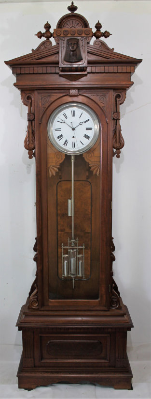 Antique Gilbert Regulator No. 16 standing Clock — Antique Clocks Price Guide