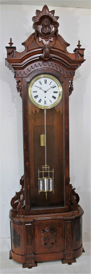 Antique Gilbert Regulator No. 7 standing Clock — Antique Clocks Price Guide