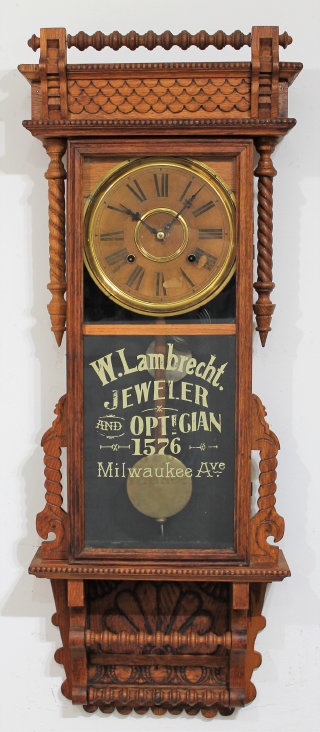 Antique Gilbert Saratoga Clock — Antique Clocks Price Guide