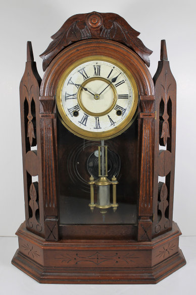 Antique Gilbert Turret Clock — Antique Clocks Price Guide