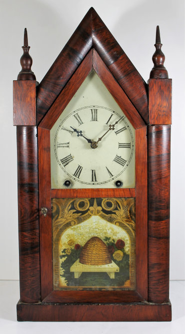 Antique Gilbert steeple Clock — Antique Clocks Price Guide