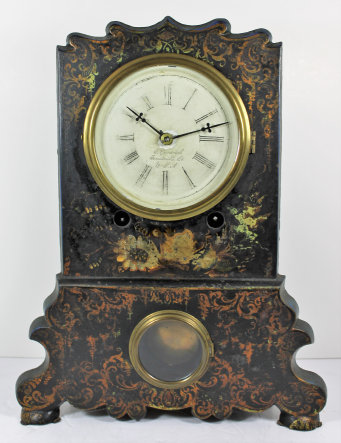 Antique Goodrich iron front Clock — Antique Clocks Price Guide