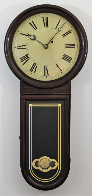 Antique Hatch keyhole banjo Clock — Antique Clocks Price Guide