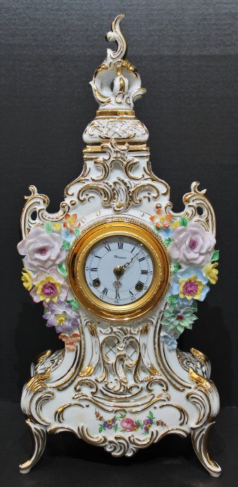Antique Haynes porcelain Clock — Antique Clocks Price Guide