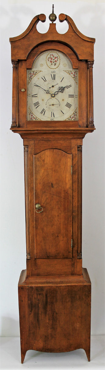 Antique Hoadley tall case Clock — Antique Clocks Price Guide