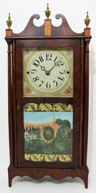 Antique Hodges miniature P&S Clock — Antique Clocks Price Guide