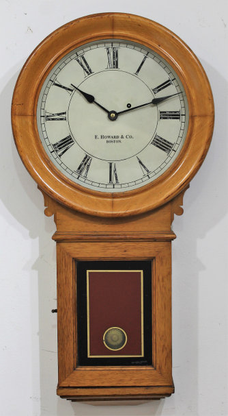 Antique Howard No. 70 oak Clock — Antique Clocks Price Guide