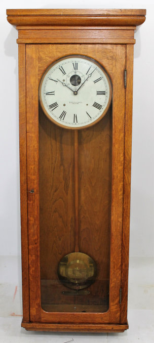 Antique Howard No. 89 Regulator w self-wind mvmt Clock — Antique Clocks Price Guide