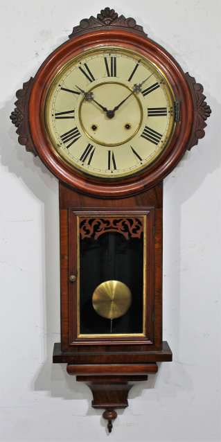 Antique Ingraham Anglo American long drop Clock — Antique Clocks Price Guide