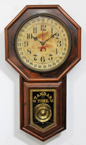Antique Ingraham Brazil calendar Clock — Antique Clocks Price Guide