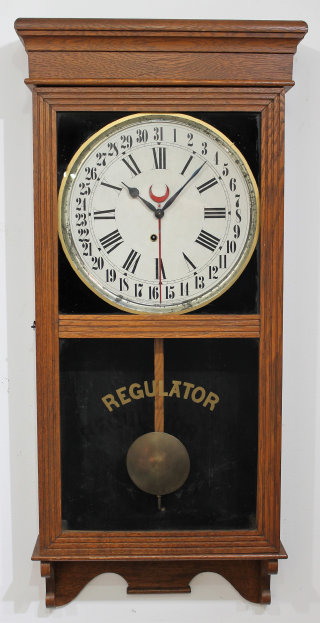 Antique Ingraham Trenton calendar Clock — Antique Clocks Price Guide