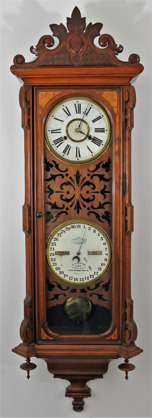 Antique Ithaca No. 3 Vienna fretboard Clock — Antique Clocks Price Guide