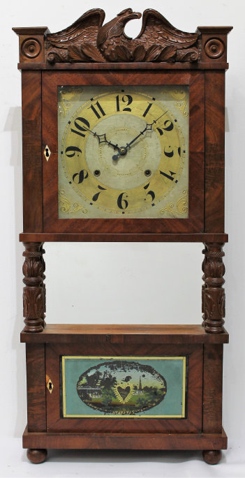 Antique Ives, C & LC Patent Brass 8 Day Clock Clock — Antique Clocks Price Guide