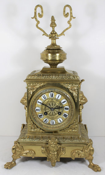 Antique Japy Freres brass shelf Clock — Antique Clocks Price Guide