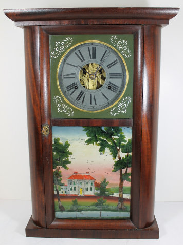 Antique Jerome C&N round-sided shelf Clock — Antique Clocks Price Guide