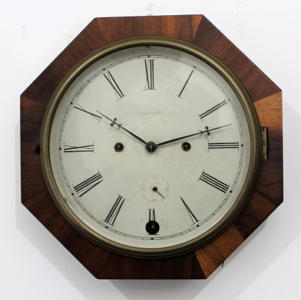 Antique Jerome Octagon lever strike Clock — Antique Clocks Price Guide