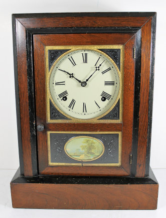 Antique Jerome gutta percha cottage Clock — Antique Clocks Price Guide