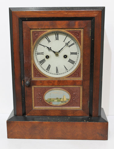 Antique Jerome gutta percha cottage Clock — Antique Clocks Price Guide