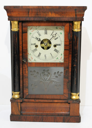 Antique Jerome miniature C&C fusee Clock — Antique Clocks Price Guide