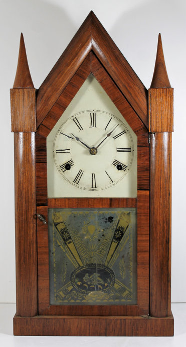 Antique Jerome steeple fusee Clock — Antique Clocks Price Guide