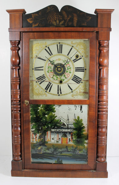 Antique Jeromes & Darrow miniature time piece alarm Clock — Antique Clocks Price Guide