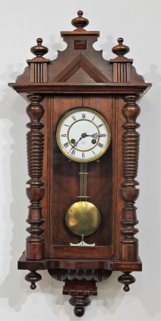 Antique Junghans spring driven vienna Clock — Antique Clocks Price Guide