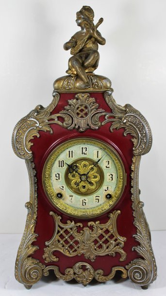 Antique Kroeber Pompadour Clock — Antique Clocks Price Guide