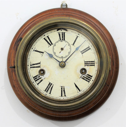Antique Kroeber Round Lever 8 day Clock — Antique Clocks Price Guide