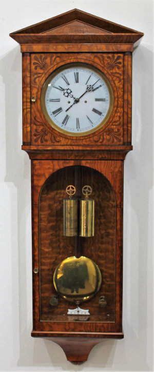 Antique Mühlhauser 2 wt Dachluhr Vienna Clock — Antique Clocks Price Guide