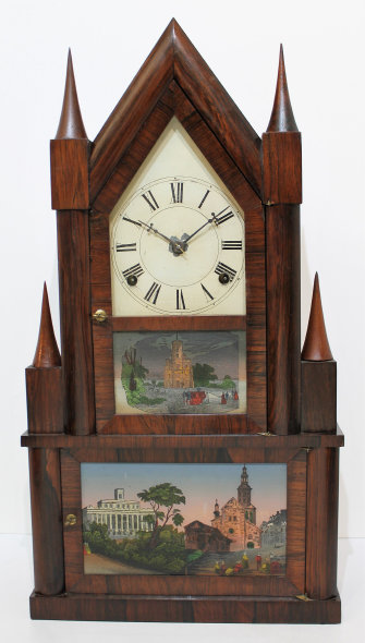 Antique Manross double steeple fusee Clock — Antique Clocks Price Guide
