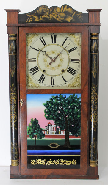Antique Marsh Gilbert C&S Clock — Antique Clocks Price Guide
