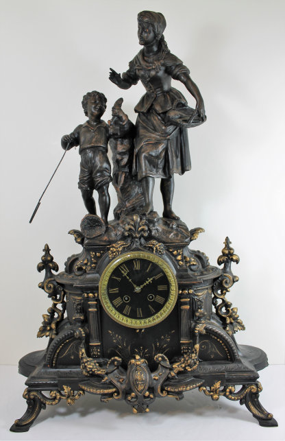 Antique Marti figural Clock — Antique Clocks Price Guide