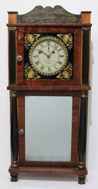 Antique Munger & Benedict shelf C&S Clock — Antique Clocks Price Guide