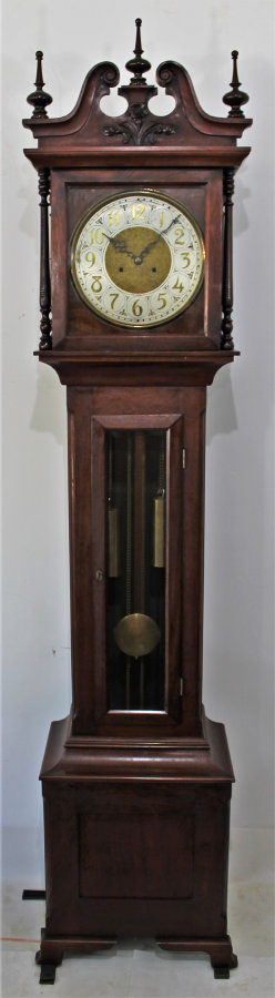Antique New Haven Wilmington tall case Clock — Antique Clocks Price Guide