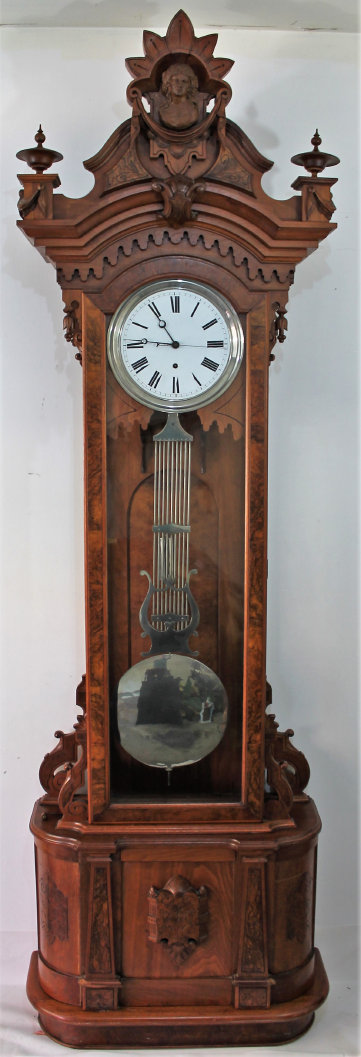 Antique Owen Regulator No. 3 standing Clock — Antique Clocks Price Guide