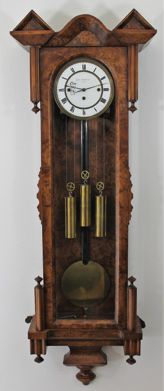 Antique Schlesenger 3 wt Vienna Clock — Antique Clocks Price Guide