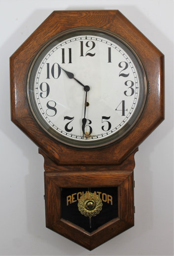 Antique Sessions Office 12 inch Clock — Antique Clocks Price Guide