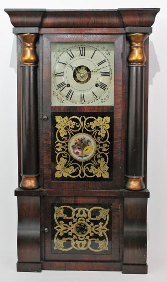 Antique Seth Thomas Column Large sleigh front Clock — Antique Clocks Price Guide