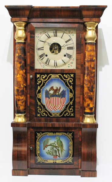 Antique Seth Thomas Column Shell Large Clock — Antique Clocks Price Guide