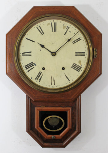 Antique Seth Thomas Drop Octagon 12 inch Clock — Antique Clocks Price Guide