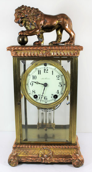 Antique Seth Thomas Empire No. 13 w lion Clock — Antique Clocks Price Guide