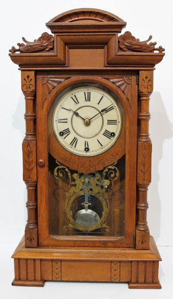 Antique Seth Thomas Hecla - oak Clock — Antique Clocks Price Guide