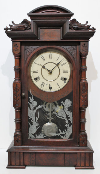 Antique Seth Thomas Hecla - walnut Clock — Antique Clocks Price Guide