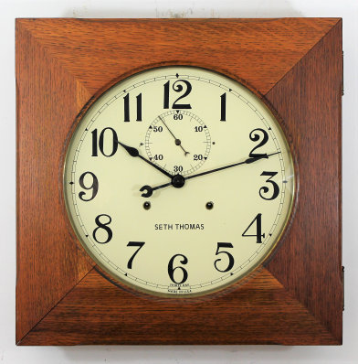 Antique Seth Thomas Hudson Clock — Antique Clocks Price Guide