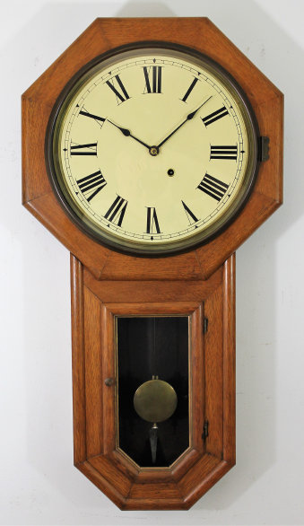 Antique Seth Thomas Octagon long drop Clock — Antique Clocks Price Guide