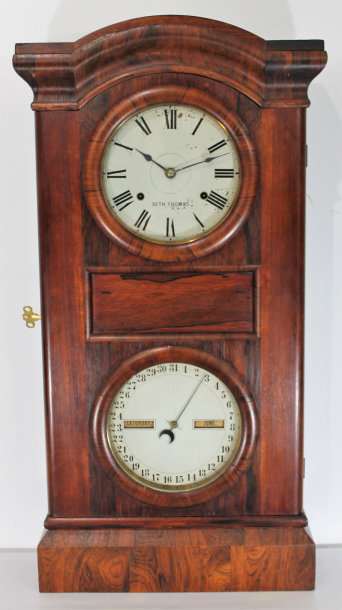 Antique Seth Thomas Parlor Calendar No. 1 early Clock — Antique Clocks Price Guide