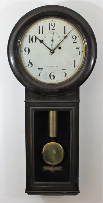 Antique Seth Thomas Regulator No. 2 mahogany Clock — Antique Clocks Price Guide