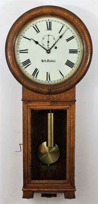Antique Seth Thomas Regulator No. 2 oak Clock — Antique Clocks Price Guide