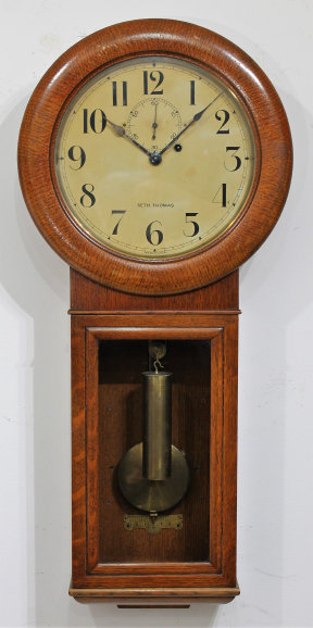 Antique Seth Thomas Regulator No. 2 oak Clock — Antique Clocks Price Guide