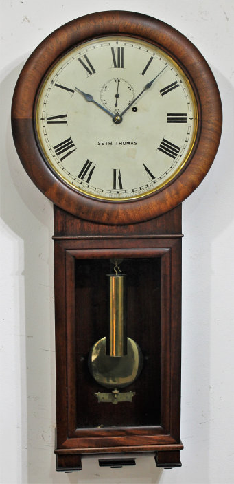 Antique Seth Thomas Regulator No. 2 walnut Clock — Antique Clocks Price Guide